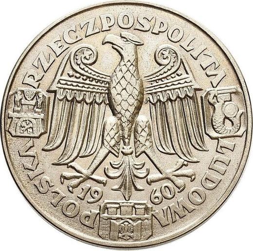 Avers Probe 100 Zlotych 1960 "1000 Jahre Polen" Neusilber - Münze Wert - Polen, Volksrepublik Polen