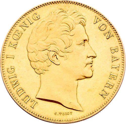 Avers Doppeltaler 1839 "Reitersäule Maximilians I" Gold - Goldmünze Wert - Bayern, Ludwig I