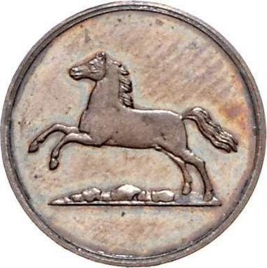 Аверс монеты - Пробный 1 пфенниг 1846 года CvC - цена  монеты - Брауншвейг-Вольфенбюттель, Вильгельм