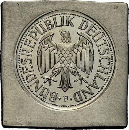 Реверс монеты - 2 марки 1951 года F Клипа - цена  монеты - Германия, ФРГ