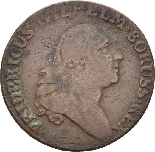 Аверс монеты - 1 грош 1797 года E "Южная Пруссия" - цена  монеты - Польша, Прусское правление