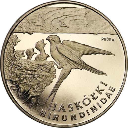 Реверс монеты - Пробные 300000 злотых 1993 года MW ET "Деревенская ласточка" Никель - цена  монеты - Польша, III Республика до деноминации