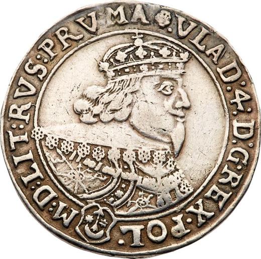 Аверс монеты - Полталера 1641 года GG "Тип 1640-1647" - цена серебряной монеты - Польша, Владислав IV