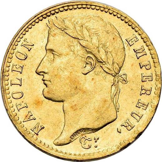 Obverse 20 Francs 1810 A "Type 1809-1815" Paris - France, Napoleon I