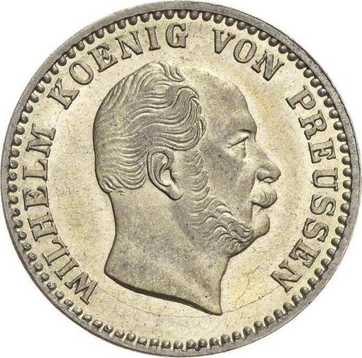 Аверс монеты - 2 1/2 серебряных гроша 1867 года A - цена серебряной монеты - Пруссия, Вильгельм I