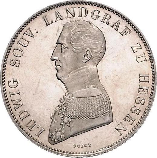 Anverso 1 florín 1838 - valor de la moneda de plata - Hesse-Homburg, Federico IV Carlos Luis Guillermo 