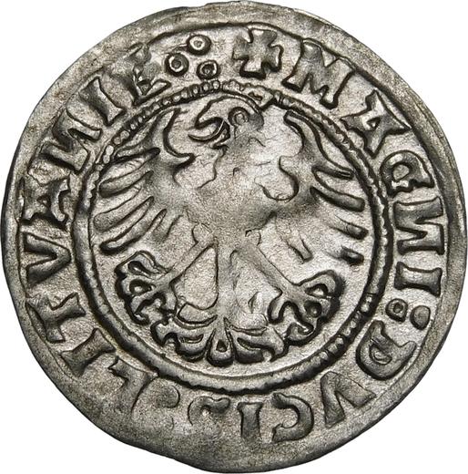 Rewers monety - Półgrosz 1519 "Litwa" - cena srebrnej monety - Polska, Zygmunt I Stary