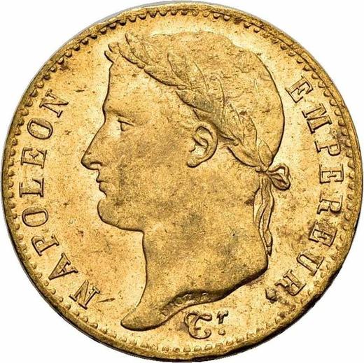 Obverse 20 Francs 1815 A Paris - France, Napoleon I