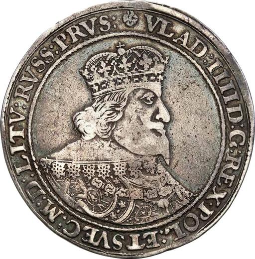 Awers monety - Talar 1638 II "Gdańsk" - cena srebrnej monety - Polska, Władysław IV
