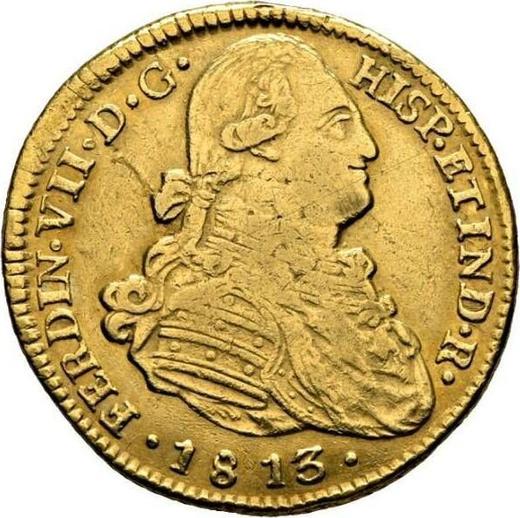 Obverse 4 Escudos 1813 So FJ - Gold Coin Value - Chile, Ferdinand VII