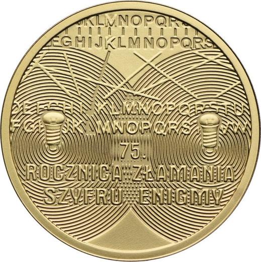 Reverso 100 eslotis 2007 MW ET "75 aniversario del descifrado de los códigos Enigma" - valor de la moneda de oro - Polonia, República moderna