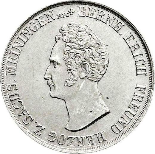 Obverse Gulden 1831 L - Silver Coin Value - Saxe-Meiningen, Bernhard II