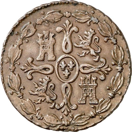 Reverso 8 maravedíes 1819 "Tipo 1815-1833" - valor de la moneda  - España, Fernando VII