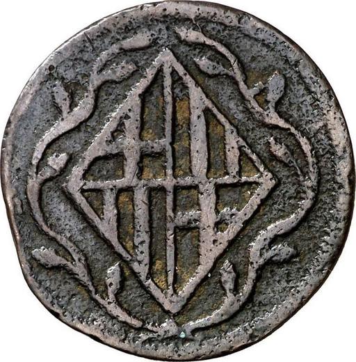 Аверс монеты - 4 куарто 1809 года "Литьё" - цена  монеты - Испания, Жозеф Бонапарт