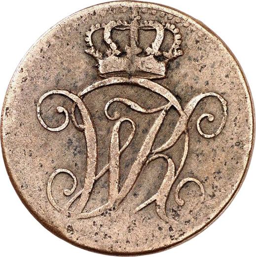 Аверс монеты - Геллер 1819 года - цена  монеты - Гессен-Кассель, Вильгельм I
