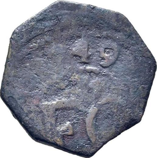 Аверс монеты - 1 мараведи 1749 года PA Надпись "FO II" - цена  монеты - Испания, Фердинанд VI