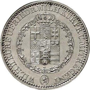 Awers monety - Talar 1835 - cena srebrnej monety - Hesja-Kassel, Wilhelm II