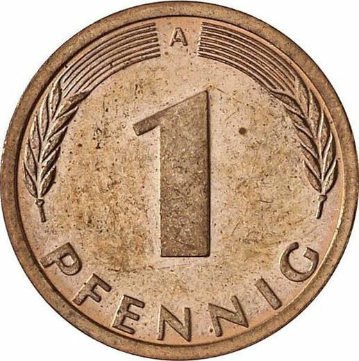 Аверс монеты - 1 пфенниг 1993 года A - цена  монеты - Германия, ФРГ