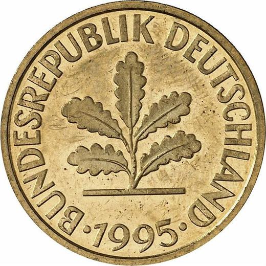 Reverso 10 Pfennige 1995 D - valor de la moneda  - Alemania, RFA