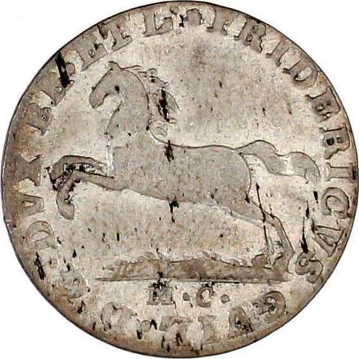 Аверс монеты - 1/12 талера 1814 года MC - цена серебряной монеты - Брауншвейг-Вольфенбюттель, Фридрих Вильгельм