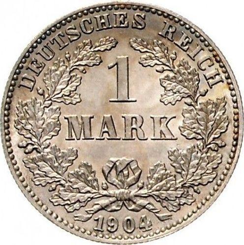Awers monety - 1 marka 1904 J "Typ 1891-1916" - cena srebrnej monety - Niemcy, Cesarstwo Niemieckie