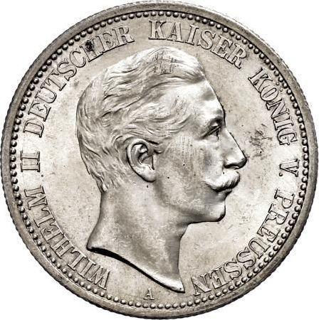 Awers monety - 2 marki 1912 A "Prusy" - cena srebrnej monety - Niemcy, Cesarstwo Niemieckie