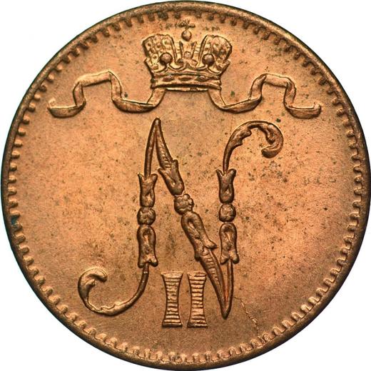 Awers monety - 1 penni 1915 - cena  monety - Finlandia, Wielkie Księstwo