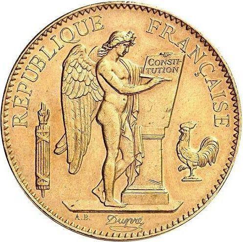 Obverse 100 Francs 1909 A "Type 1878-1914" Paris - France, Third Republic