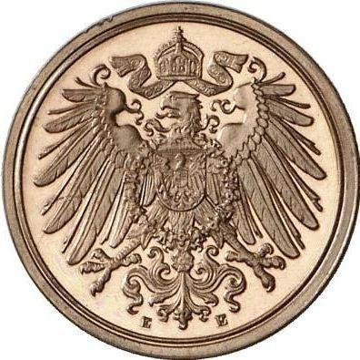Реверс монеты - 1 пфенниг 1911 года E "Тип 1890-1916" - цена  монеты - Германия, Германская Империя