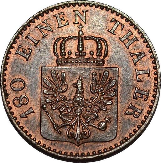 Anverso 2 Pfennige 1858 A - valor de la moneda  - Prusia, Federico Guillermo IV