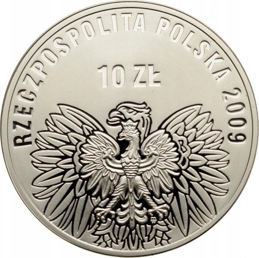 Avers 10 Zlotych 2009 MW UW "Solidarität" - Silbermünze Wert - Polen, III Republik Polen nach Stückelung