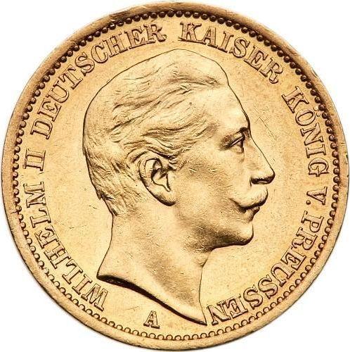 Аверс монеты - 20 марок 1906 года A "Пруссия" - цена золотой монеты - Германия, Германская Империя