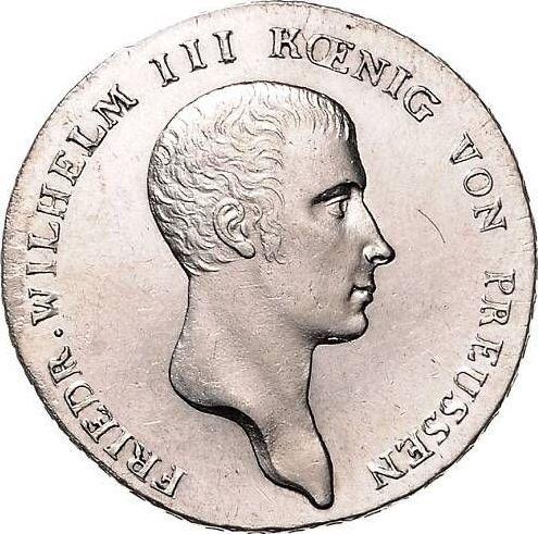 Аверс монеты - Талер 1814 года A - цена серебряной монеты - Пруссия, Фридрих Вильгельм III