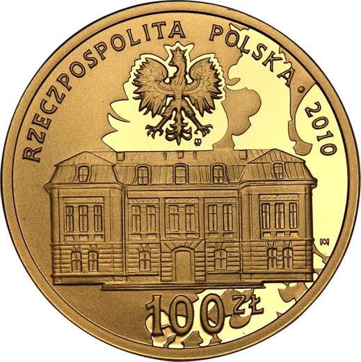 Аверс монеты - 100 злотых 2010 года MW KK "25 лет Конституционному суду" - цена серебряной монеты - Польша, III Республика после деноминации