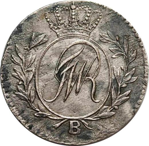 Anverso Medio grosz 1797 B "Prusia del Sur" Plata - valor de la moneda de plata - Polonia, Dominio Prusiano