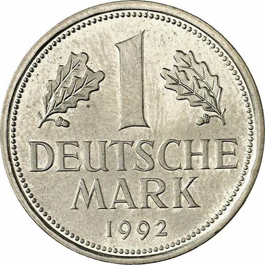 Awers monety - 1 marka 1992 D - cena  monety - Niemcy, RFN