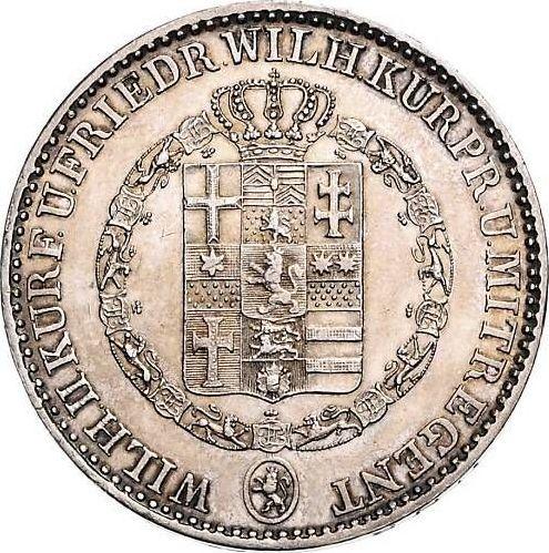 Аверс монеты - Талер 1842 года - цена серебряной монеты - Гессен-Кассель, Вильгельм II