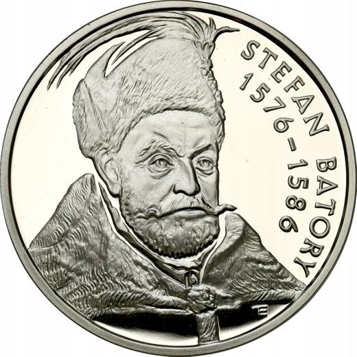 Reverse 10 Zlotych 1997 MW ET "Stephen Bathory" Bust portrait - Silver Coin Value - Poland, III Republic after denomination