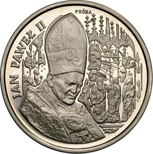 Реверс монеты - Пробные 100000 злотых 1991 года MW ET "Иоанн Павел II" Никель - цена  монеты - Польша, III Республика до деноминации