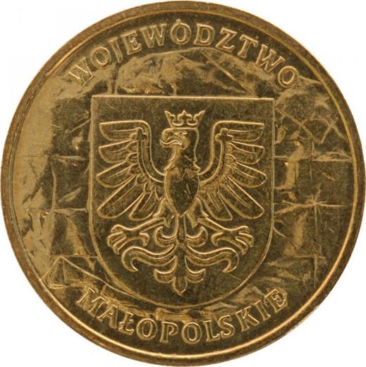 Reverso 2 eslotis 2004 MW AN "Voivodato de Pequeña Polonia" - valor de la moneda  - Polonia, República moderna