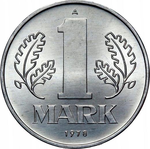 Obverse 1 Mark 1978 A -  Coin Value - Germany, GDR