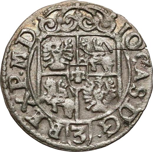 Rewers monety - Półtorak 1662 "Napis "60"" - cena srebrnej monety - Polska, Jan II Kazimierz