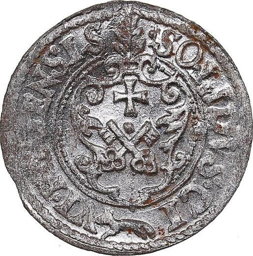 Реверс монеты - Шеляг 1621 года "Рига" - цена серебряной монеты - Польша, Сигизмунд III Ваза