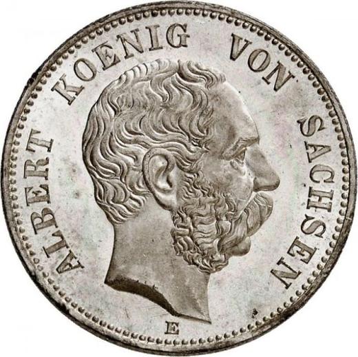 Anverso 2 marcos 1888 E "Sajonia" - valor de la moneda de plata - Alemania, Imperio alemán