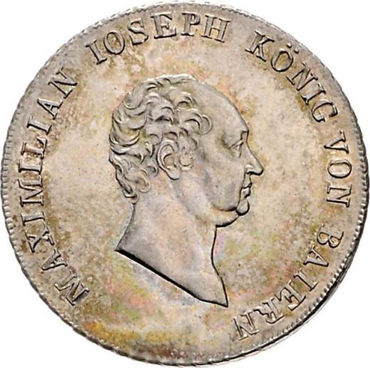 Awers monety - 20 krajcarow 1821 - cena srebrnej monety - Bawaria, Maksymilian I