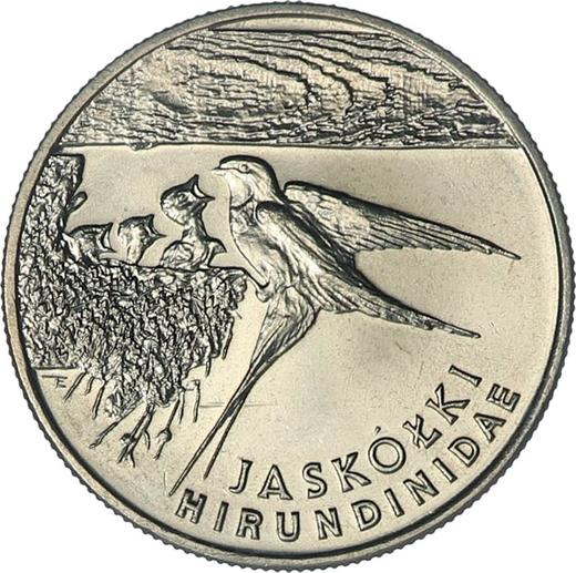Реверс монеты - 20000 злотых 1993 года MW ET "Деревенская ласточка" - цена  монеты - Польша, III Республика до деноминации