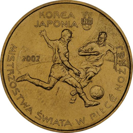 Rewers monety - 2 złote 2002 MW RK "Mistrzostwa Świata w Piłce Nożnej 2002" - cena  monety - Polska, III RP po denominacji