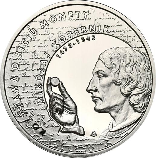 Reverso 10 eslotis 2017 MW "Nicolás Copérnico" - valor de la moneda de plata - Polonia, República moderna