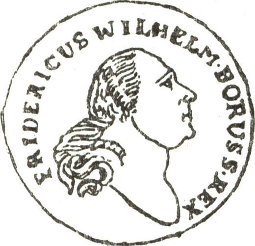 Аверс монеты - 3 гроша 1796 года B "Южная Пруссия" - цена  монеты - Польша, Прусское правление