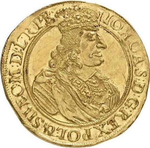 Awers monety - Dwudukat 1660 TT "Typ 1654-1667" - cena złotej monety - Polska, Jan II Kazimierz